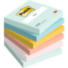 POST-IT   Beachside              76x76mm 654-6-BEA 5-farbig ass.      6x100 Blatt