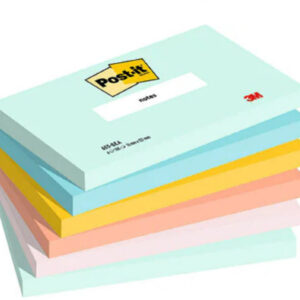 POST-IT   Haftnotizen Beachside 127x76mm 655-6-BEA 5-farbig           6x100 Blatt