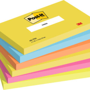 POST-IT   Haftnotizen Energy    127x76mm 655-TFEN  6-farbig           6x100 Blatt