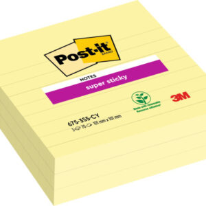 POST-IT   Super Sticky XL Notes 675-3SSCY 101x101mm, 70 Blatt    3 Stück