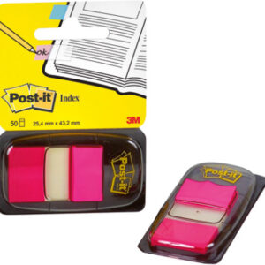 POST-IT   Index Tabs         25,4x43,2mm 680-21    pink/50 Tabs