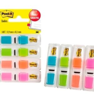 POST-IT   Index Tabs Clear   43.2x11.9mm 683-4ABX  4-farbig/4x35 Tabs