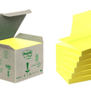 POST-IT   Recycling Z-Notes      76x76mm R330-1B   pastellgelb            6 Stück