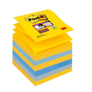 POST-IT   Super Sticky Z-Notes   76x76mm R3306SSNY New York 4 Farben 6 x 90 Blatt