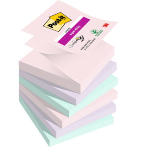 POST-IT   Super Sticky Z-Notes   76x76mm R3306SSSO Soul 3 Farben     6 x 90 Blatt