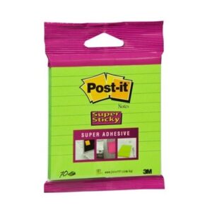 POST-IT   Block Super Sticky   100x100mm XL-LL     grün, 70 Bl., liniert, hängbar
