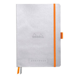 RHODIA    Goalbook Notizbuch          A5 117570C   Softcover silber        240 S.