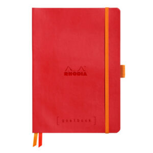 RHODIA    Goalbook Notizbuch          A5 117582C   Softcover mohnrot       240 S.