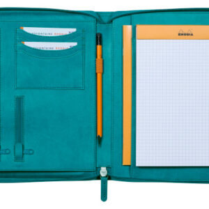 RHODIA    Konferenzmappe              A5 168103C   pfaugrün