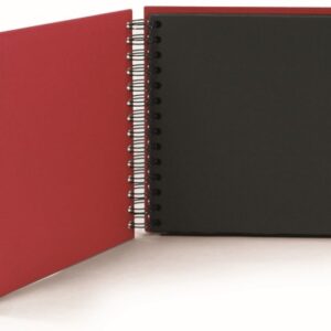 RÖSSLER   Fotoalbum 132945236 18x18cm, rot/schwarz