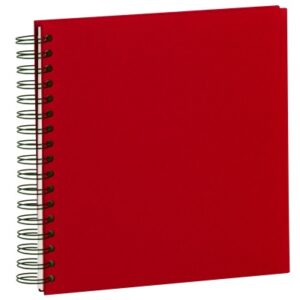 RÖSSLER   Fotoalbum 132945236 23x23cm, rot/off-white
