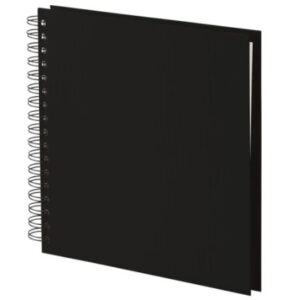 RÖSSLER   Fotoalbum 132945270 29x29cm, schwarz/schwarz