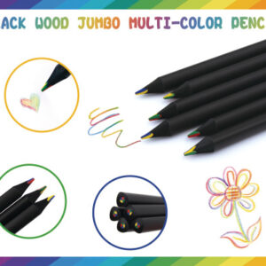 ROOST     Farbstift dick TSKY-C02  4-farbig, 3-eckig        black