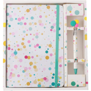I-TOTAL   Set Notizbuch und Stift XL2066    Bubble                 liniert