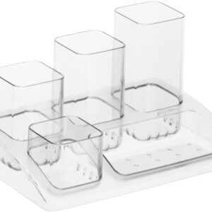 ROTHO     Stifteköcher Büroboy PP 11033 000 5 Fächer 18.5x12.5x10 trans.