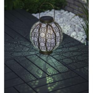 SCHOENENB Solar LED-Leuchte MENKAR 97.154212 gold, Solar, LED