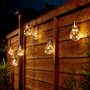 SCHOENENB Solar Lichterkette Vintage 97.9700   transparent, LED          1,8m