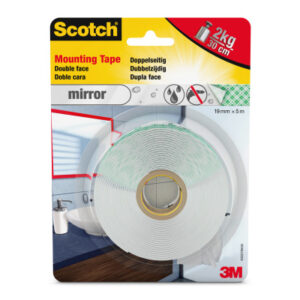 SCOTCH    Montageband Mirror     19mmx5m 4496W-1950-P