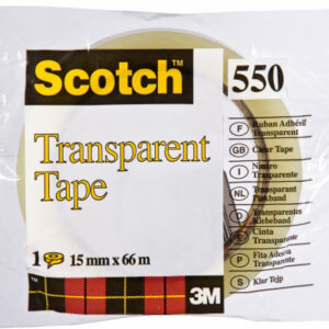SCOTCH    Transparent Tape 550  15mmx66m 550/1566