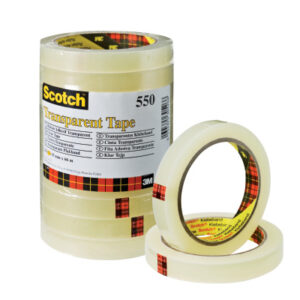 SCOTCH    Transparent Tape 550  15mmx66m 550/1566  10 Stück