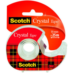 SCOTCH    Magic Tape Crystal    19mmx25m 6-1925D   kristallklar, auf Abroller