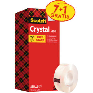 SCOTCH    Crystal Clear 600     19mmx33m 6-1933R8  transparent            8 Stück