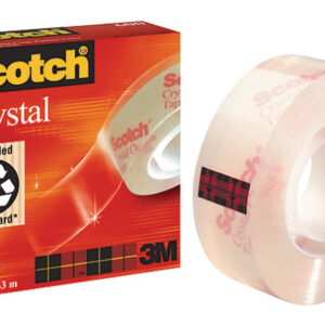 SCOTCH    Crystal Tape 600      19mmx33m 6001933K  kristallklar