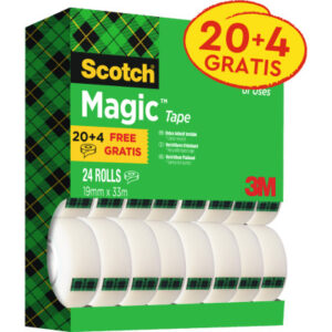SCOTCH    Magic Tape 810        19mmx33m 8-1933R24 invisible, 20+4, 24 Stk.