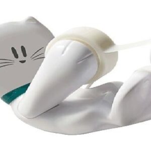SCOTCH    Magic Tape 810       19mmx8.9m C39       Dispenser Katze          weiss