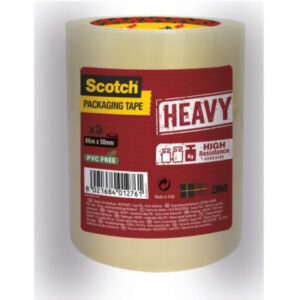 SCOTCH    Verpackungsband       50mmx66m HV5066T3T transparent           3 Rollen