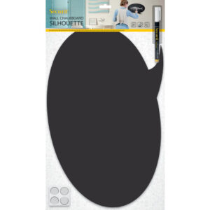 SECURIT   Kreidetafel BUBBLE FB-BUBBLE schwarz          27.3x47x0.3cm