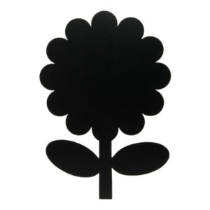 SECURIT   Kreidetafel FLOWER FB-FLOWER schwarz        42.6x27.7x0.3cm