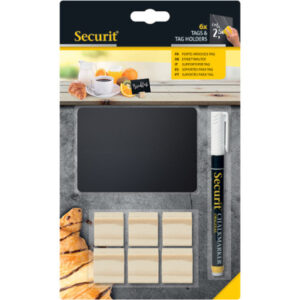 SECURIT   Aufsteller Wood             A7 TAG-HLD-T teak                 74x105mmm