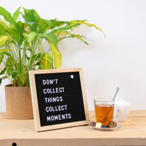 SECURIT   Letterboard, Set WBL-TE-30 schwarz              30x30x2cm