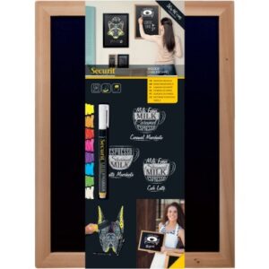 SECURIT   Kreidetafel WOODY WBW-TE-30 teak                 40x30x1cm