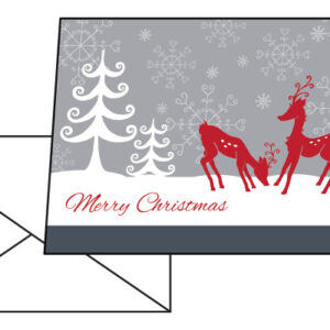 SIGEL     Weihnachtskarten DS256     Red Deer               25 Stk.