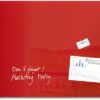 SIGEL     Glas-Magnetboard GL142     rot              1000x650x15mm