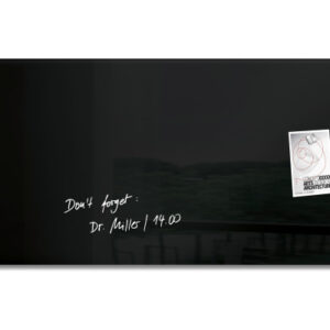 SIGEL     Glas-Magnetboard GL240     schwarz          1300x550x15mm