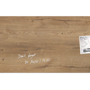 SIGEL     Glas-Magnetboard GL247     Natural-Wood    1300x550x15 mm