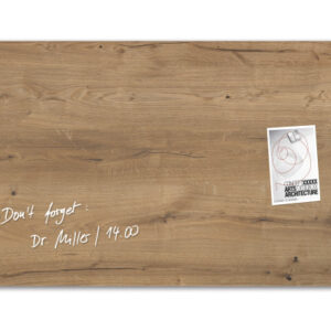 SIGEL     Glas-Magnetboard GL258     Natural-Wood      910x460x15mm