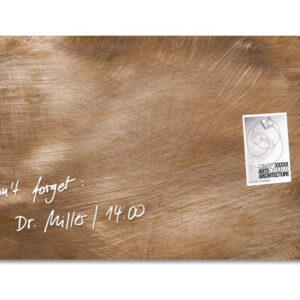 SIGEL     Glas-Magnetboard GL267     bronze            910x460x15mm