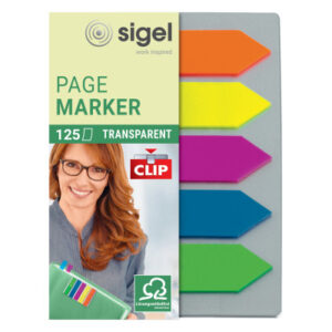 SIGEL     Notes                  12x50mm HN611     5 Farben ass.        125 Blatt