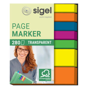SIGEL     Notes                6/12x50mm HN616     5 Farben ass.        280 Blatt