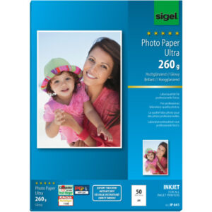SIGEL     InkJet Photo Paper Ultra    A4 IP641     260g glossy           50 Blatt