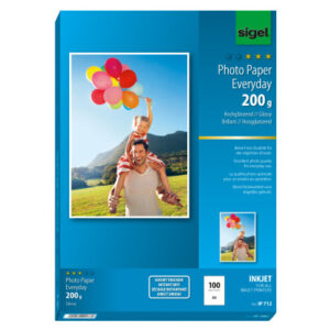 SIGEL     InkJet Photo Paper Everyday A4 IP712     200g glossy          100 Blatt