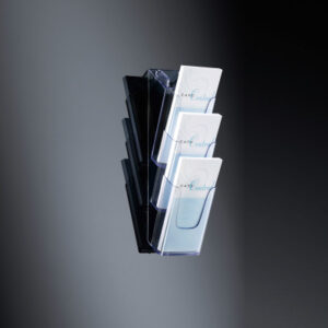 SIGEL     Wand-Prospekthalter      3xDIN LH137     120x375x115mm            acryl