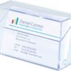 SIGEL     Visitenkarten-Box VA110     transp.,für 100 Karten 86x55mm