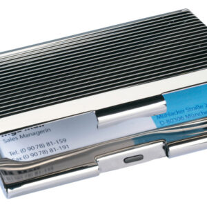 SIGEL     Visitenkarten-Etui     62x95mm VZ130     chrom            bis 20 Karten