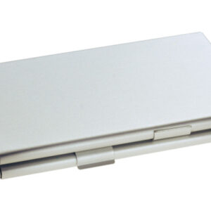 SIGEL     Visitenkarten-Etui  63x92x10mm VZ136     Alu                2x15 Karten