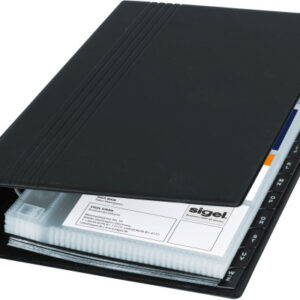 SIGEL     Visitenkarten-Ringb. 265x147mm VZ300     A-Z             für 200 Karten